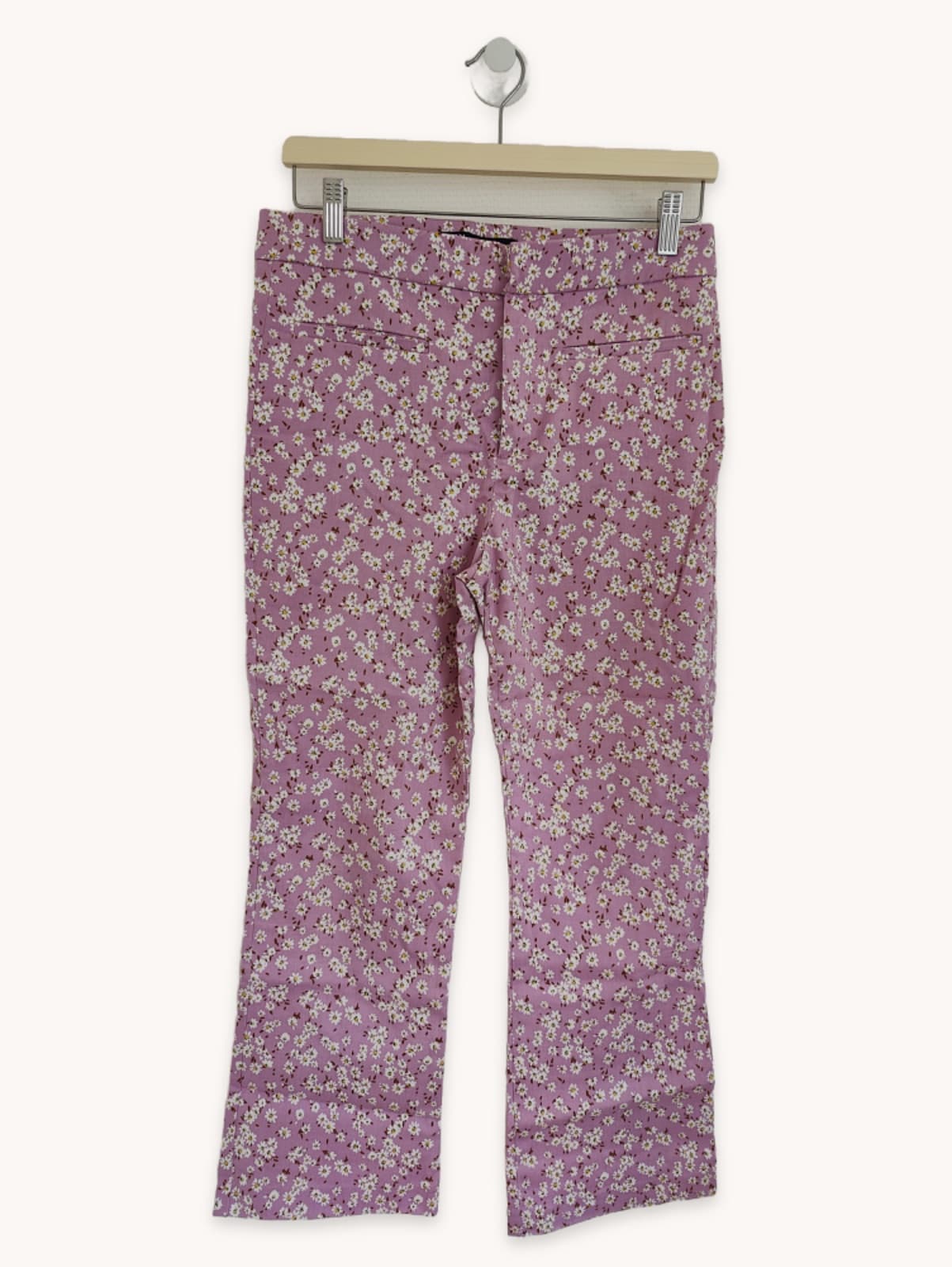 Zara broek met liberty bloemenprint – Maat L