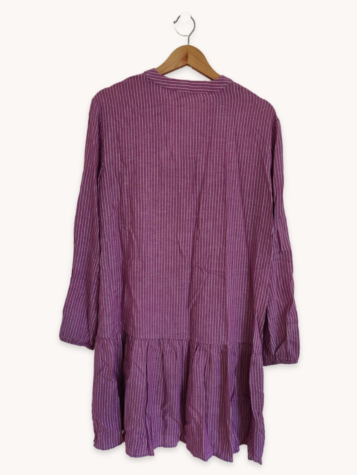 Robe Tom Tailor à fines rayures violettes – Taille 40 — photo 4