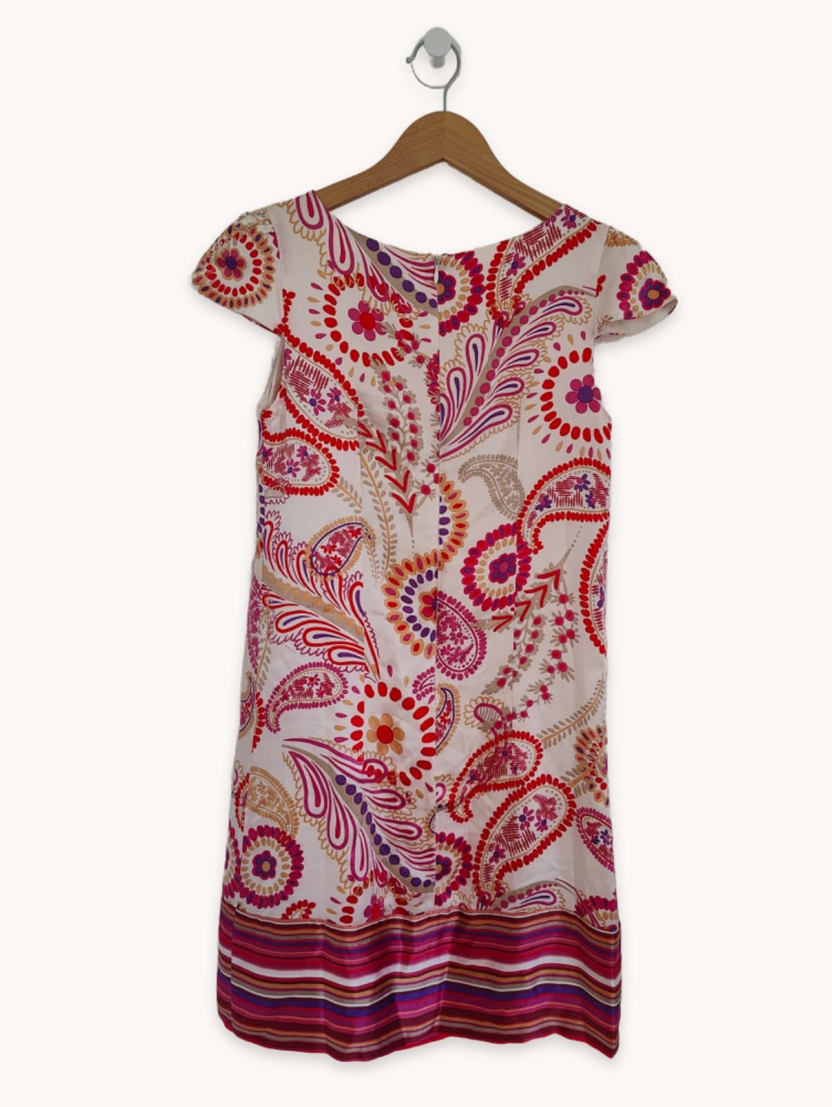 Robe Tara Jarmon à imprimé cachemire multicolore – Taille 36 — photo 4