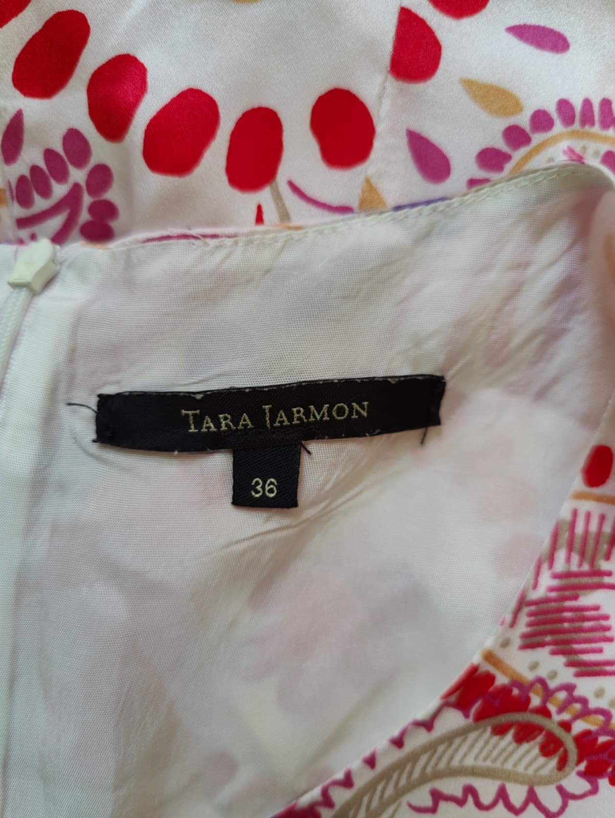 Robe Tara Jarmon à imprimé cachemire multicolore – Taille 36 — photo 5