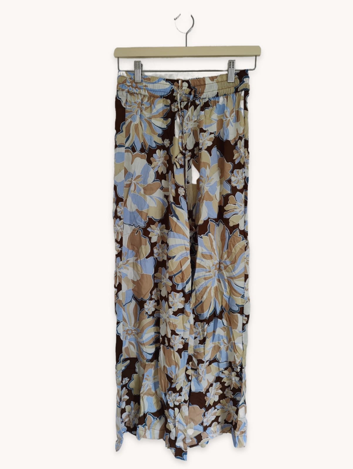 Jaase palazzobroek met bloemenprint – Maat S