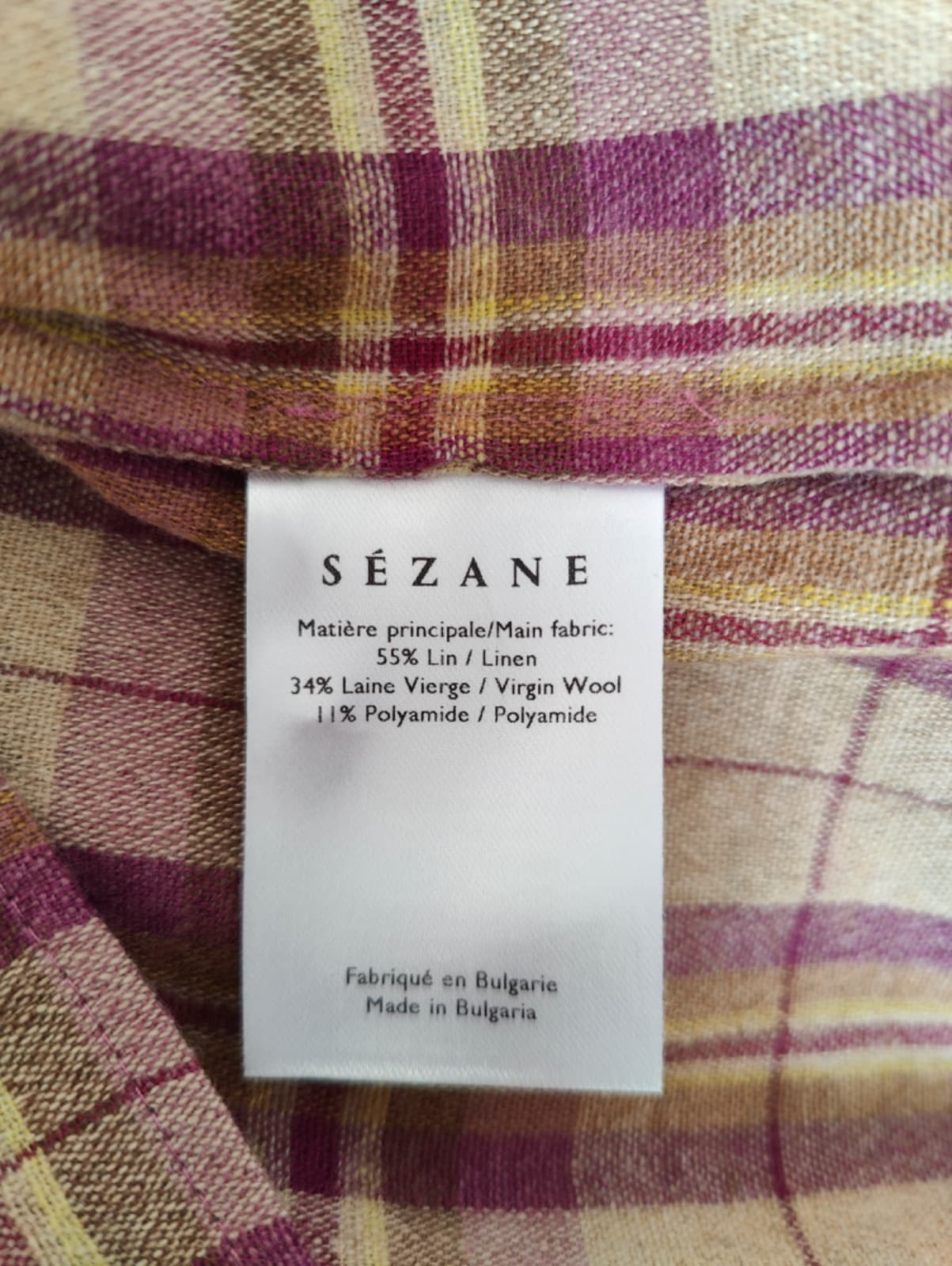 Chemise Sézane à carreaux tartan – Taille 46 — photo 6