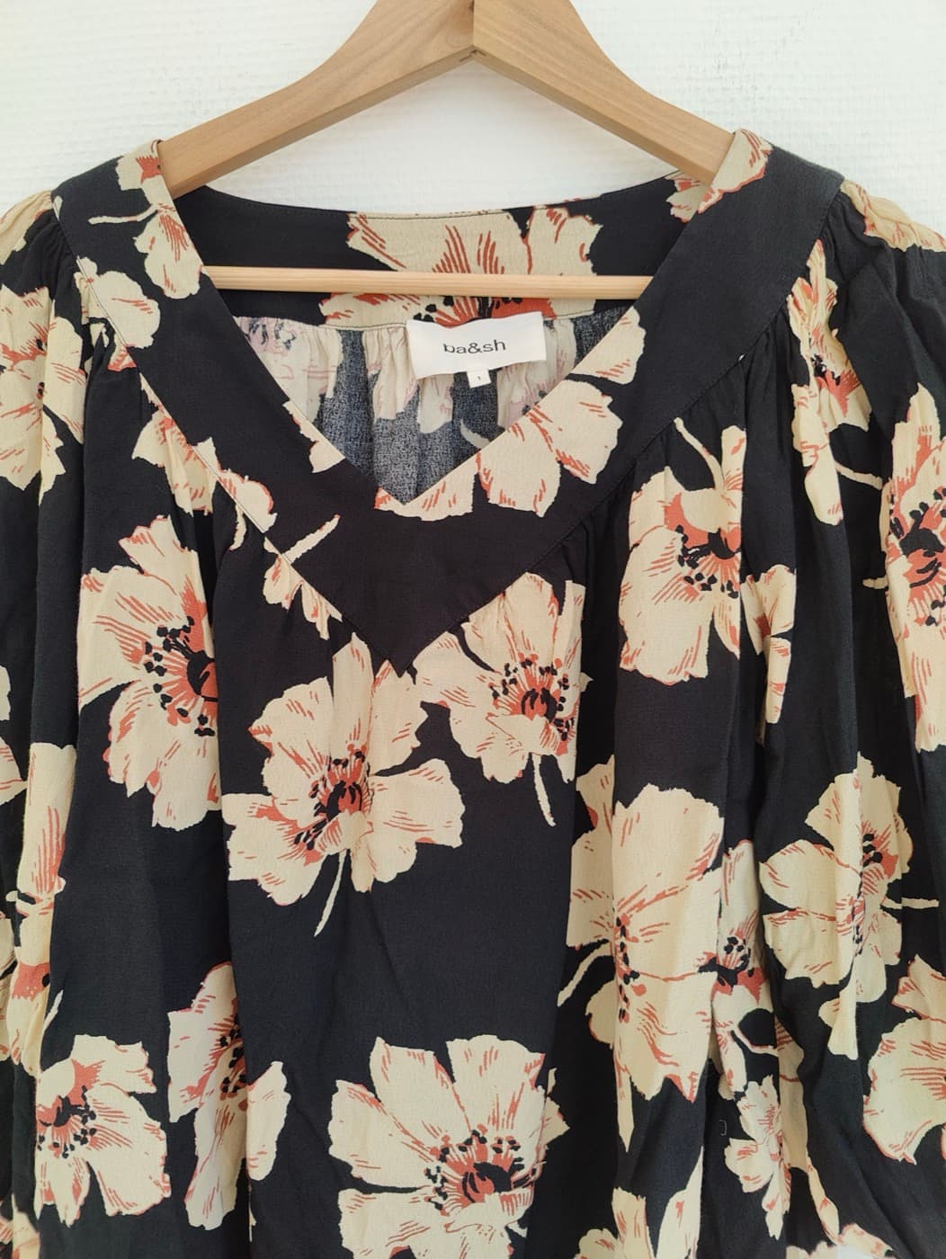Blouse ba&sh à motif coquelicots – Taille 1 — photo 2
