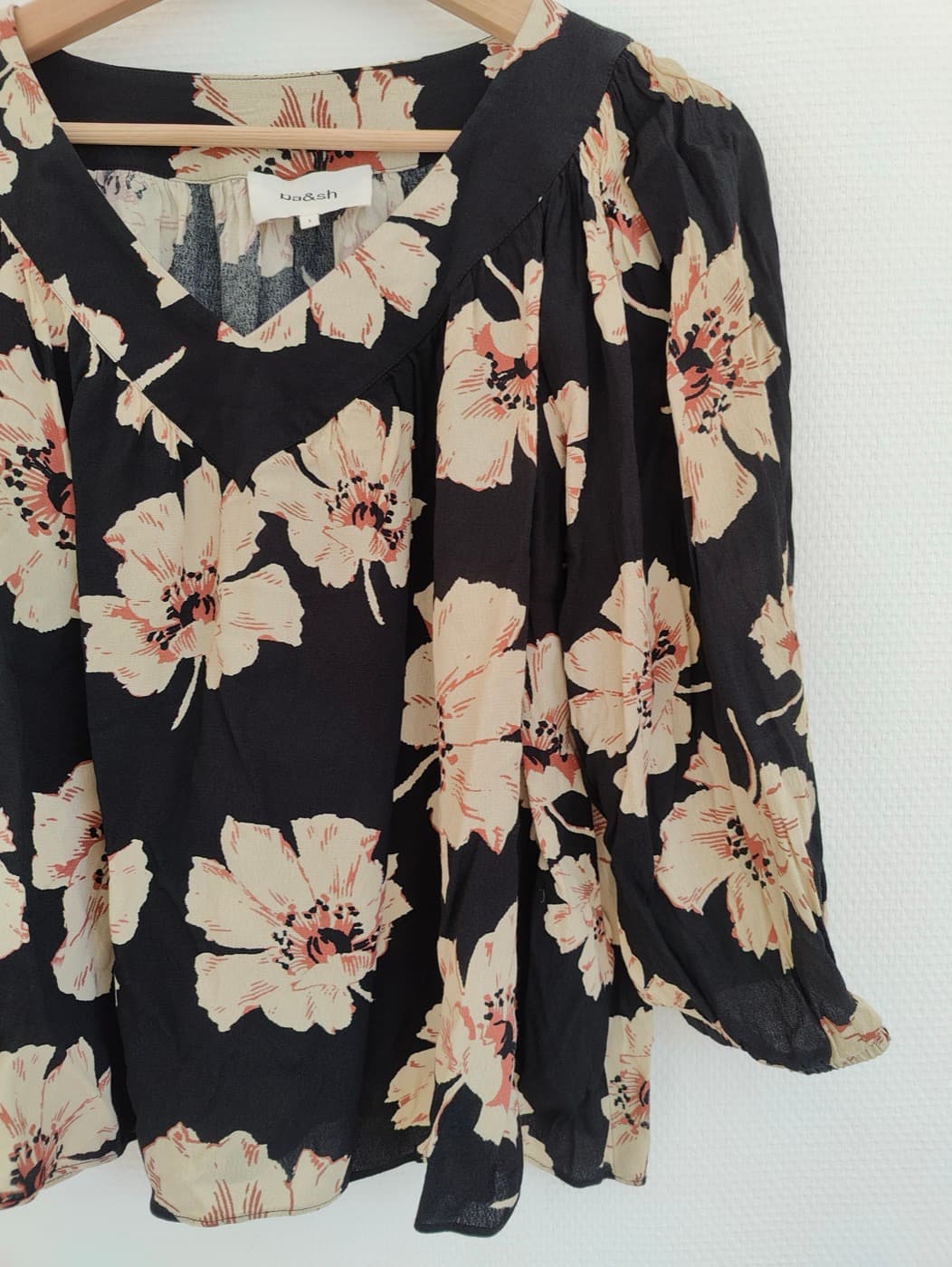 Blouse ba&sh à motif coquelicots – Taille 1 — photo 3