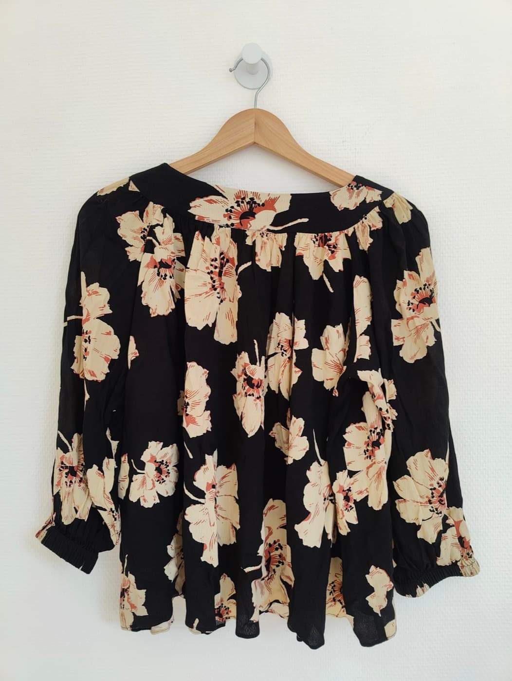 Blouse ba&sh à motif coquelicots – Taille 1 — photo 4