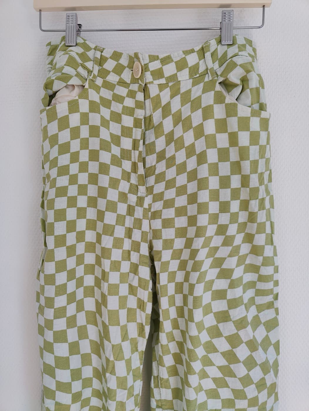 Pantalon Zara à imprimé damier – Taille L — photo 3
