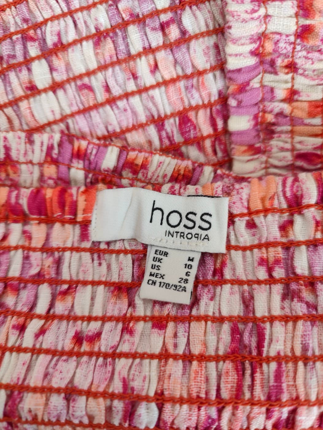 Top Hoss Intropia à imprimé ikat une épaule – Taille M — photo 3
