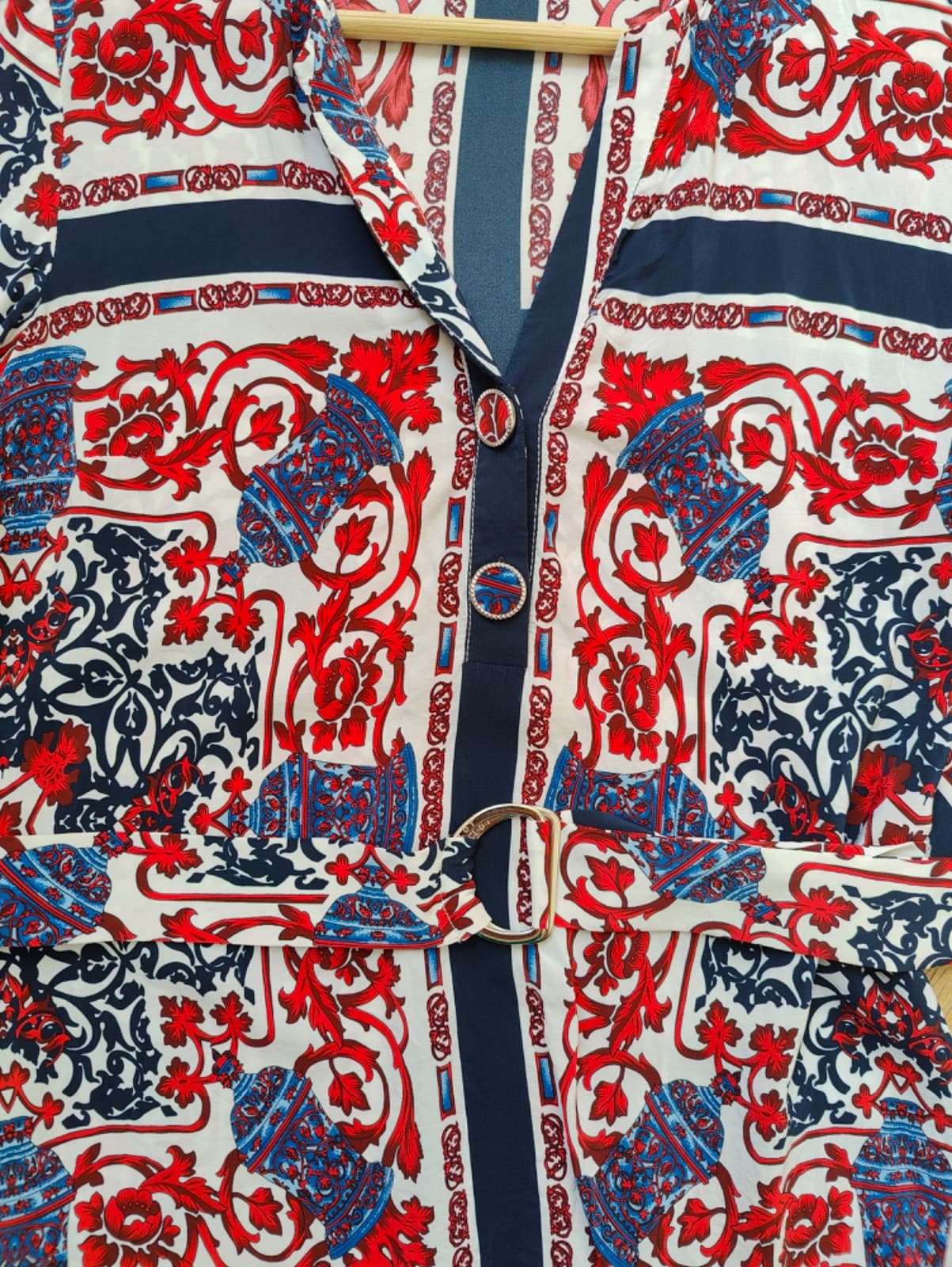 Blouse Claudie Pierlot à imprimé foulard – Taille 36 — photo 3