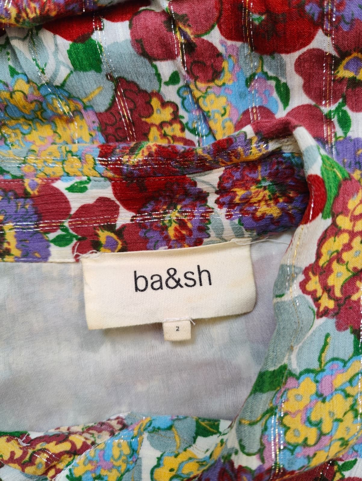 Chemise Ba&sh à imprimé floral multicolore – Taille 2 — photo 5