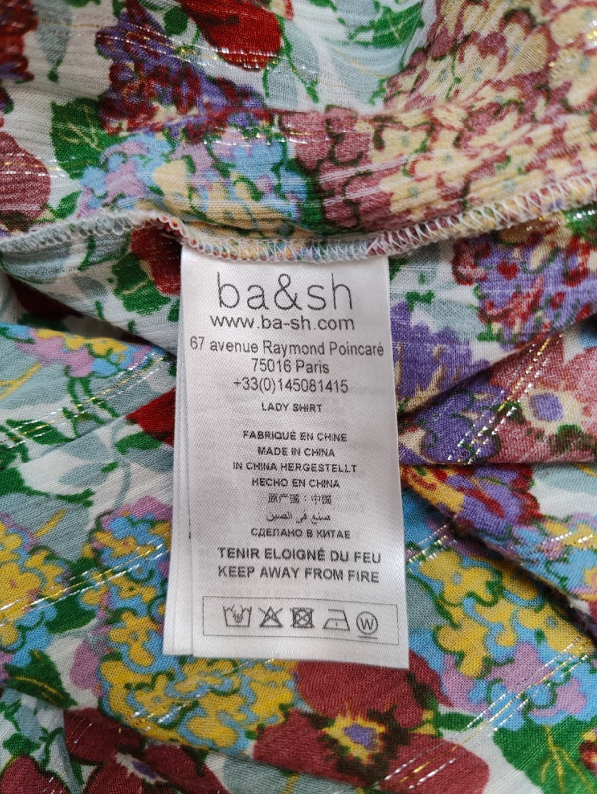 Chemise Ba&sh à imprimé floral multicolore – Taille 2 — photo 6
