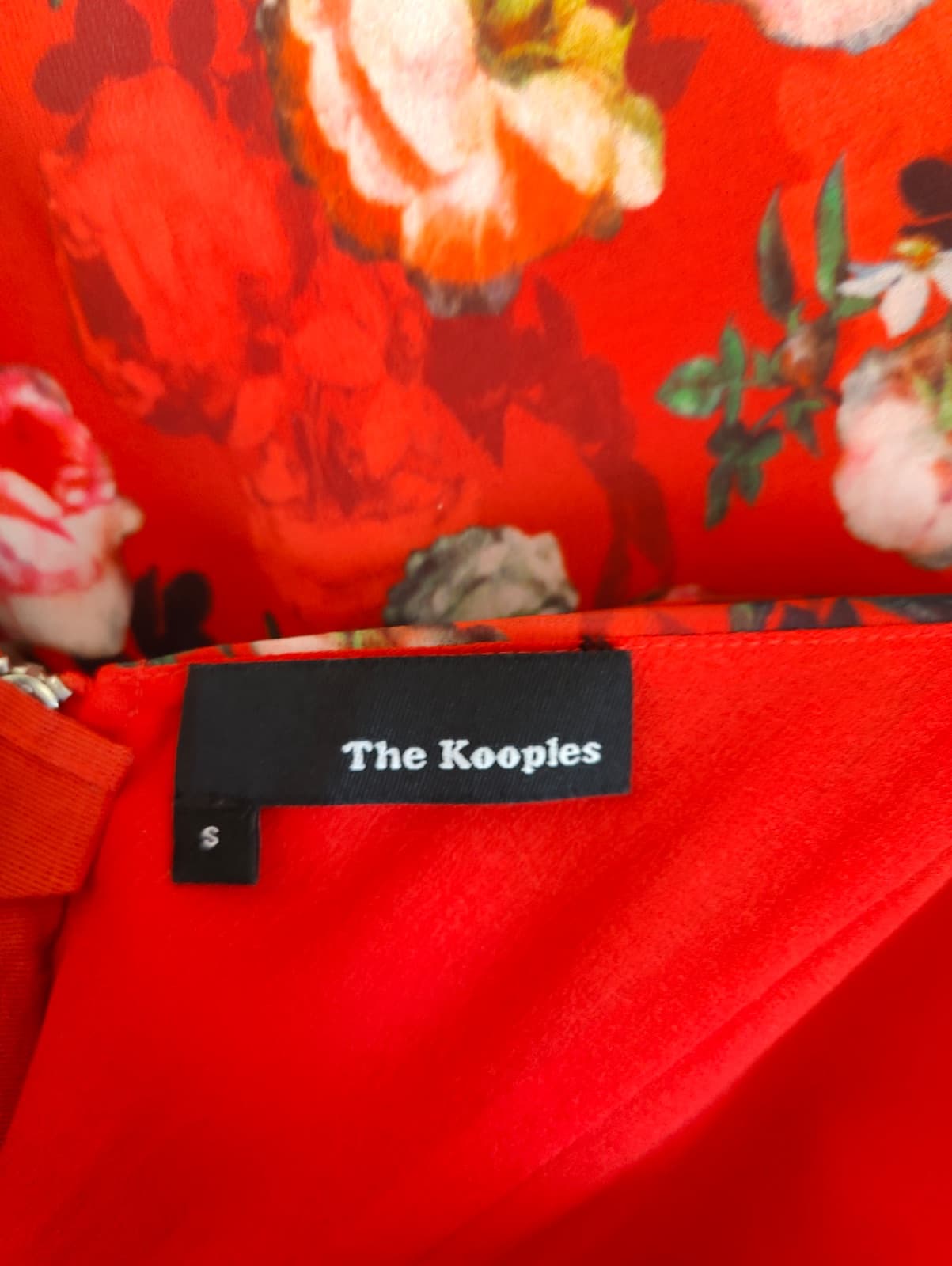 Robe The Kooples à imprimé floral rouge – Taille S — photo 5