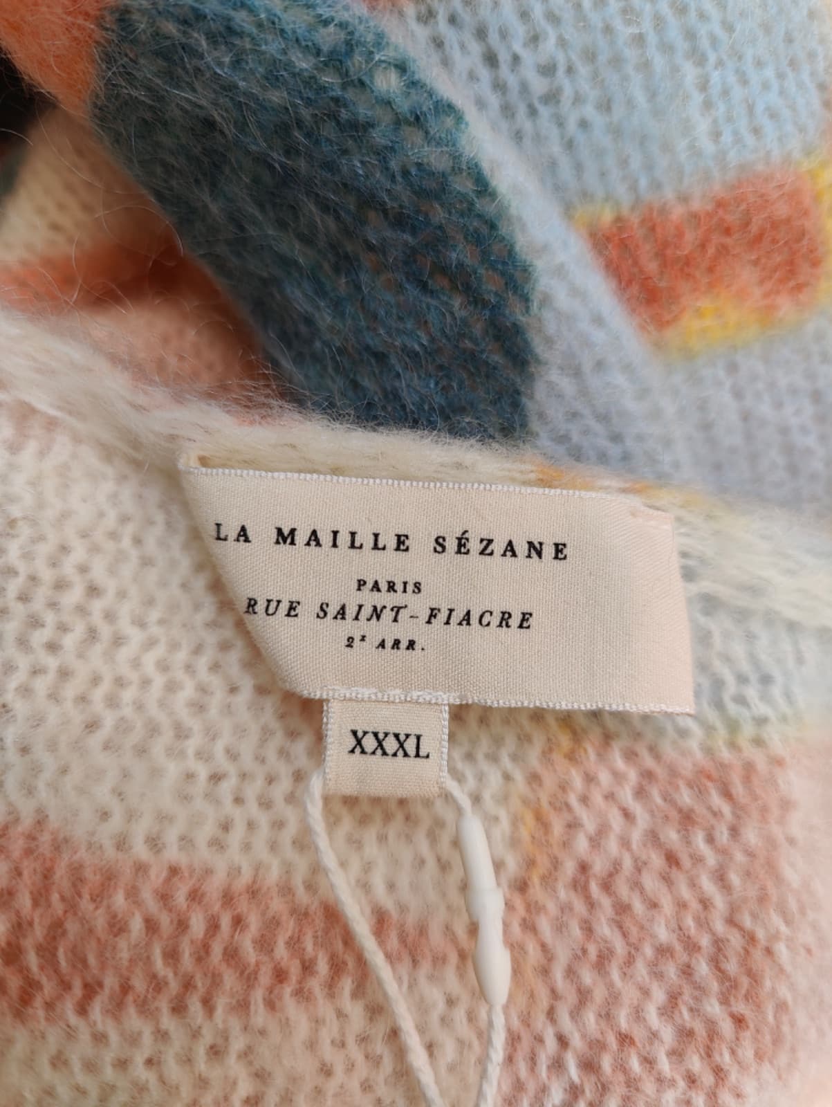 Pull Sézane en mohair à motif géométrique – Taille XXXL — photo 5
