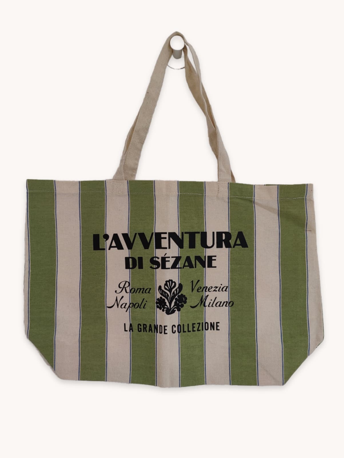 Sézane L'Avventura shopper met strepen