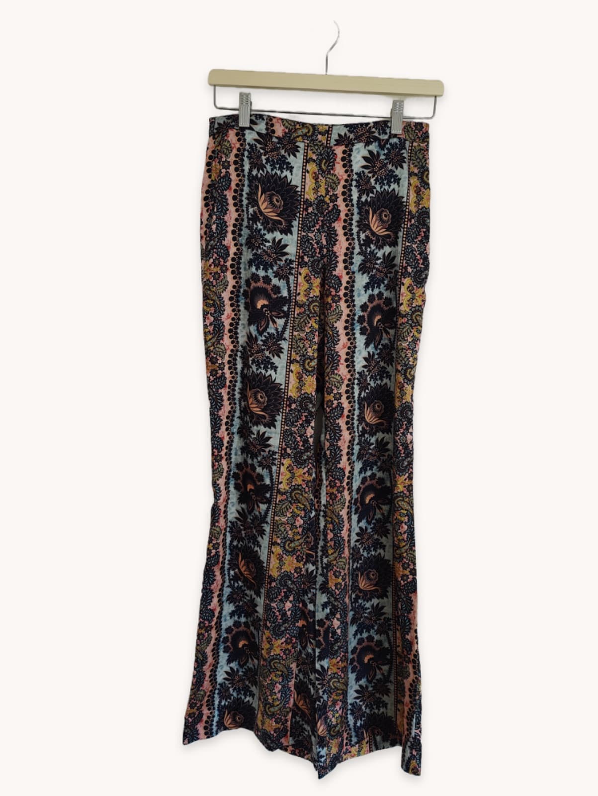 Wijde Sandro broek met paisleyprint – Maat 36