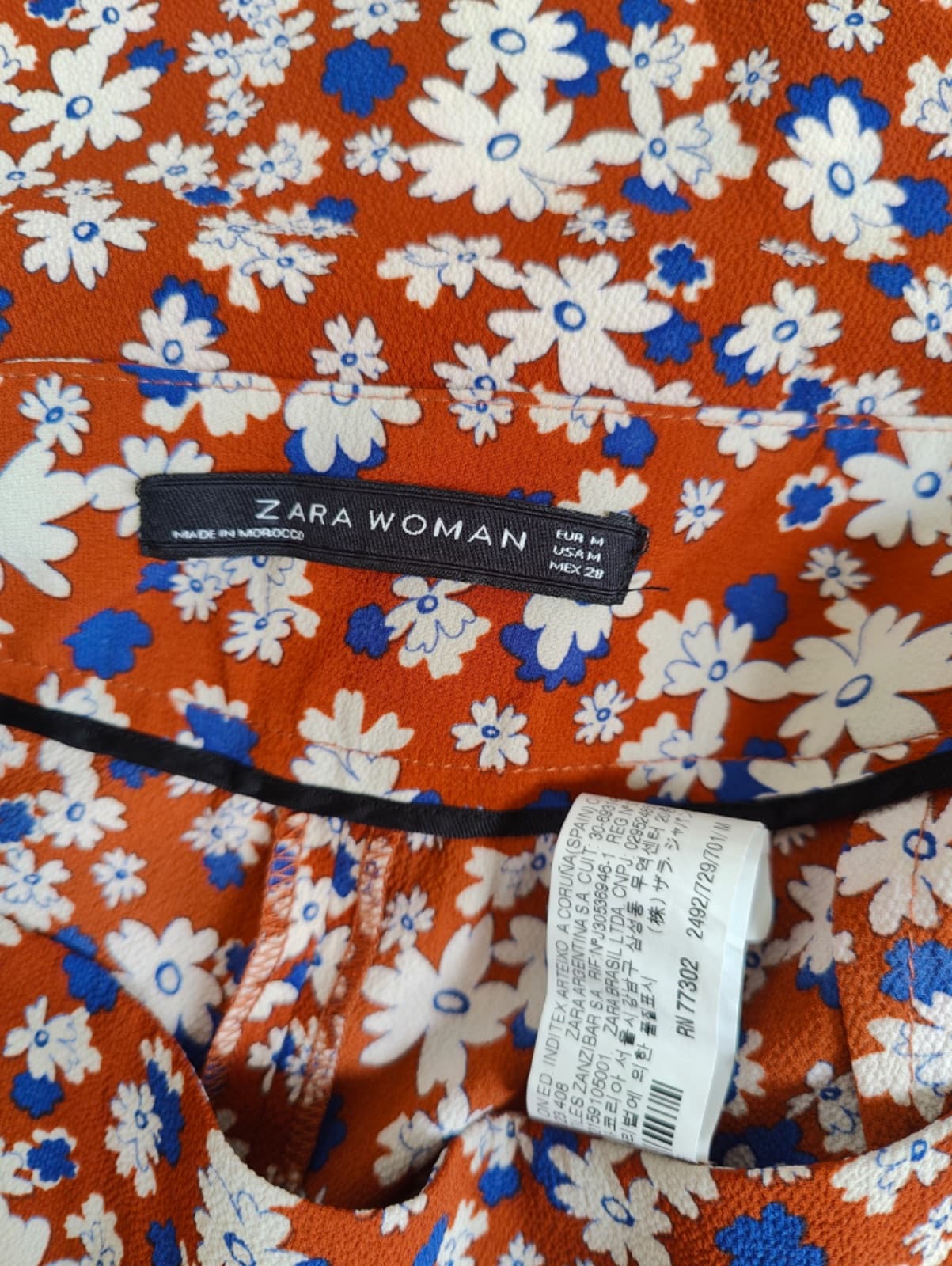 Pantalon fluide fleuri Zara – Taille M — photo 5